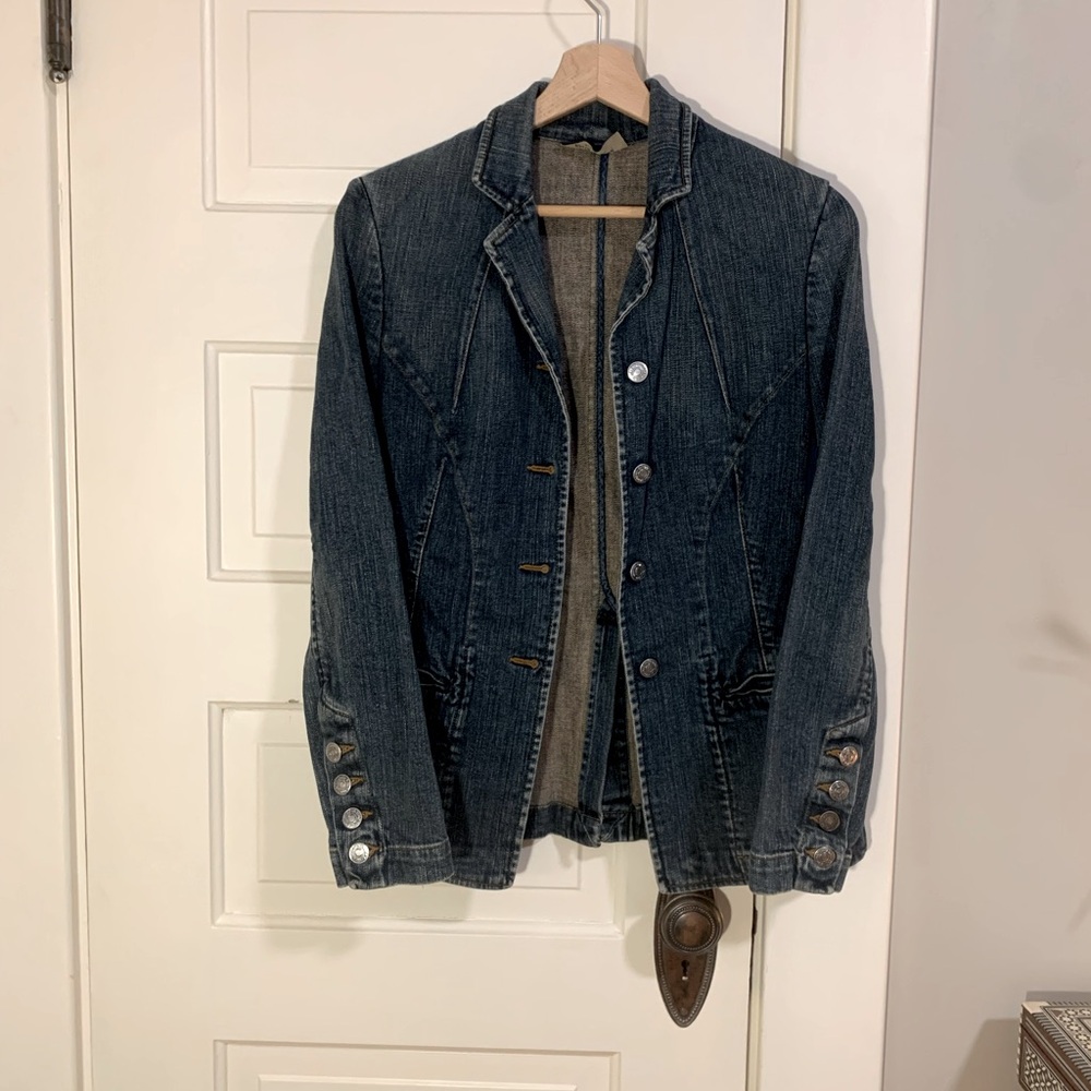 Piazza Sempione Denim Blazer